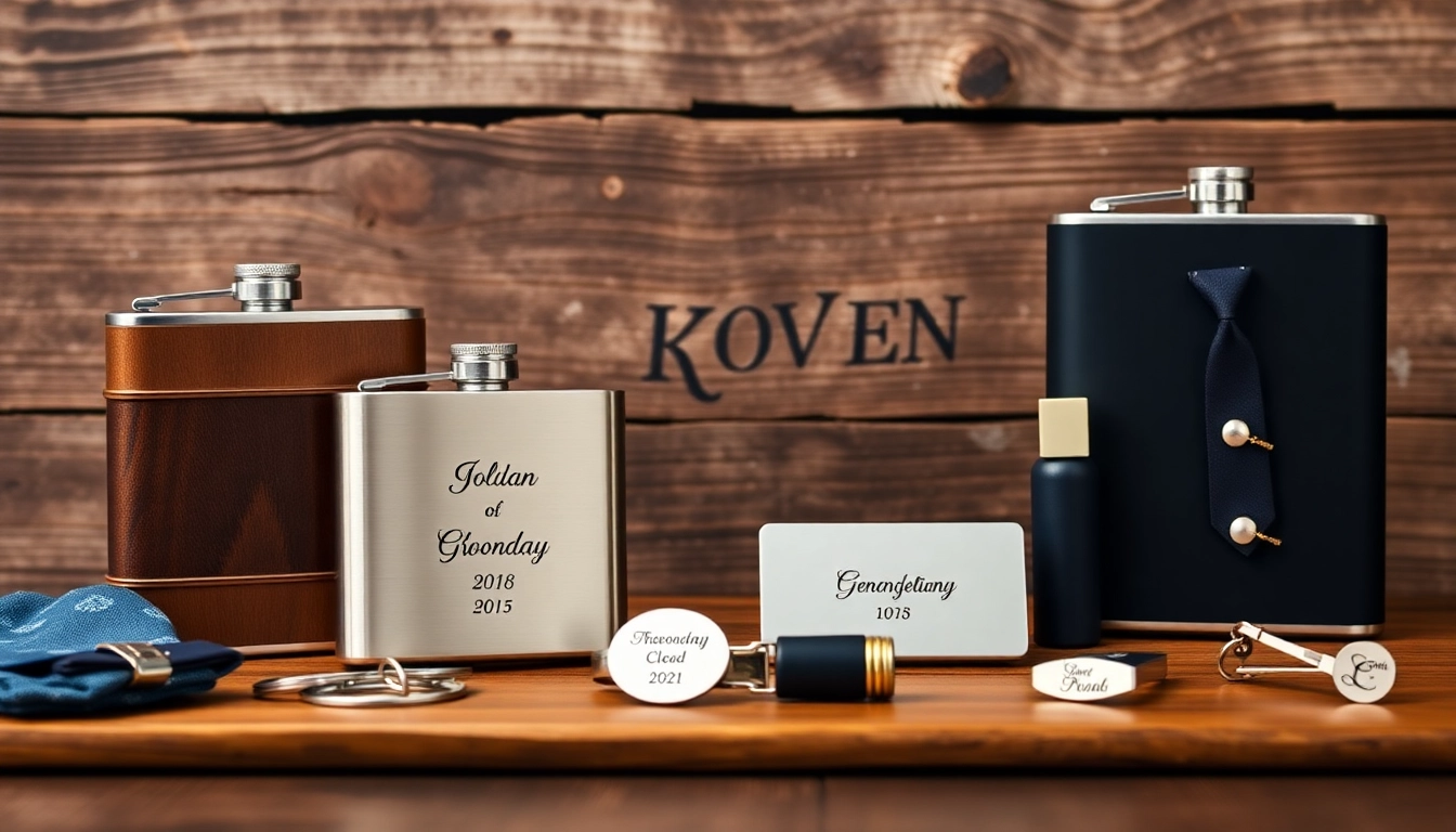 Explore affordable options for cheap groomsmen gifts like engraved flasks and personalized keychains.