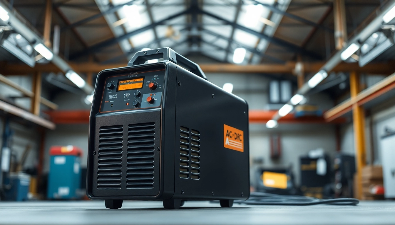 View an advanced ac dc tig welder designed for precision welding in professional workshops