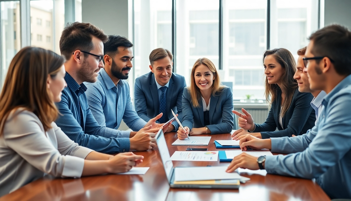 Enhance trade marketing strategies in a professional meeting with diverse participants discussing ideas.