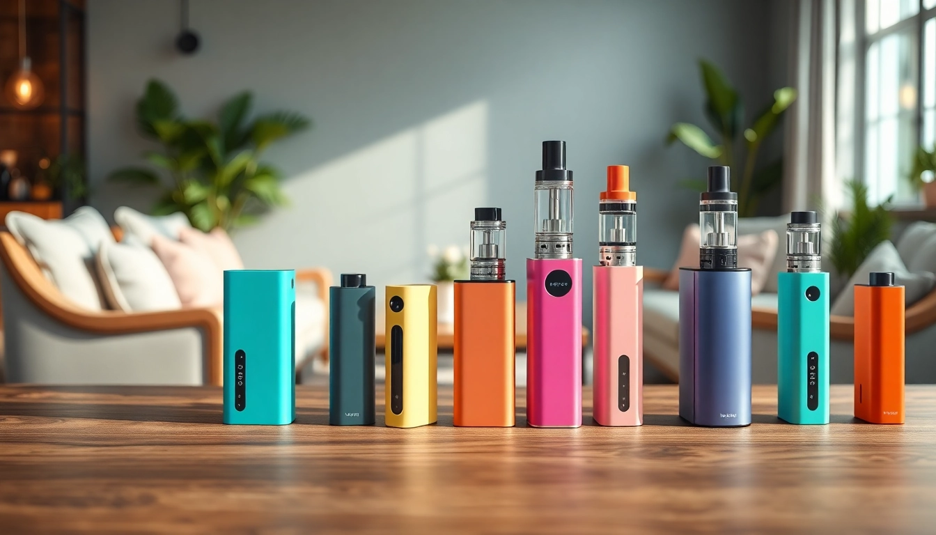 Showcasing nicotine free vapes in a vibrant, stylish setting with inviting details.