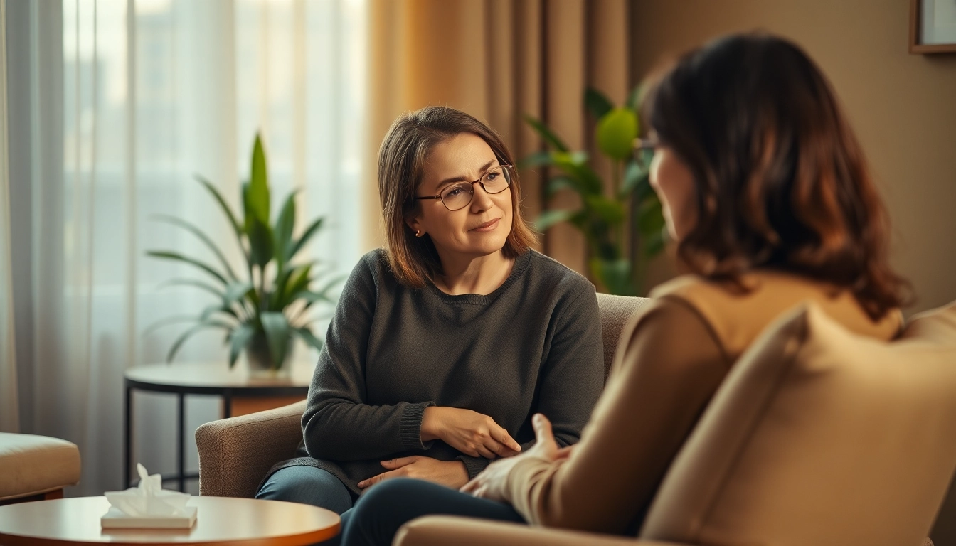 Offering support and understanding when dealing with grief in a comforting environment.