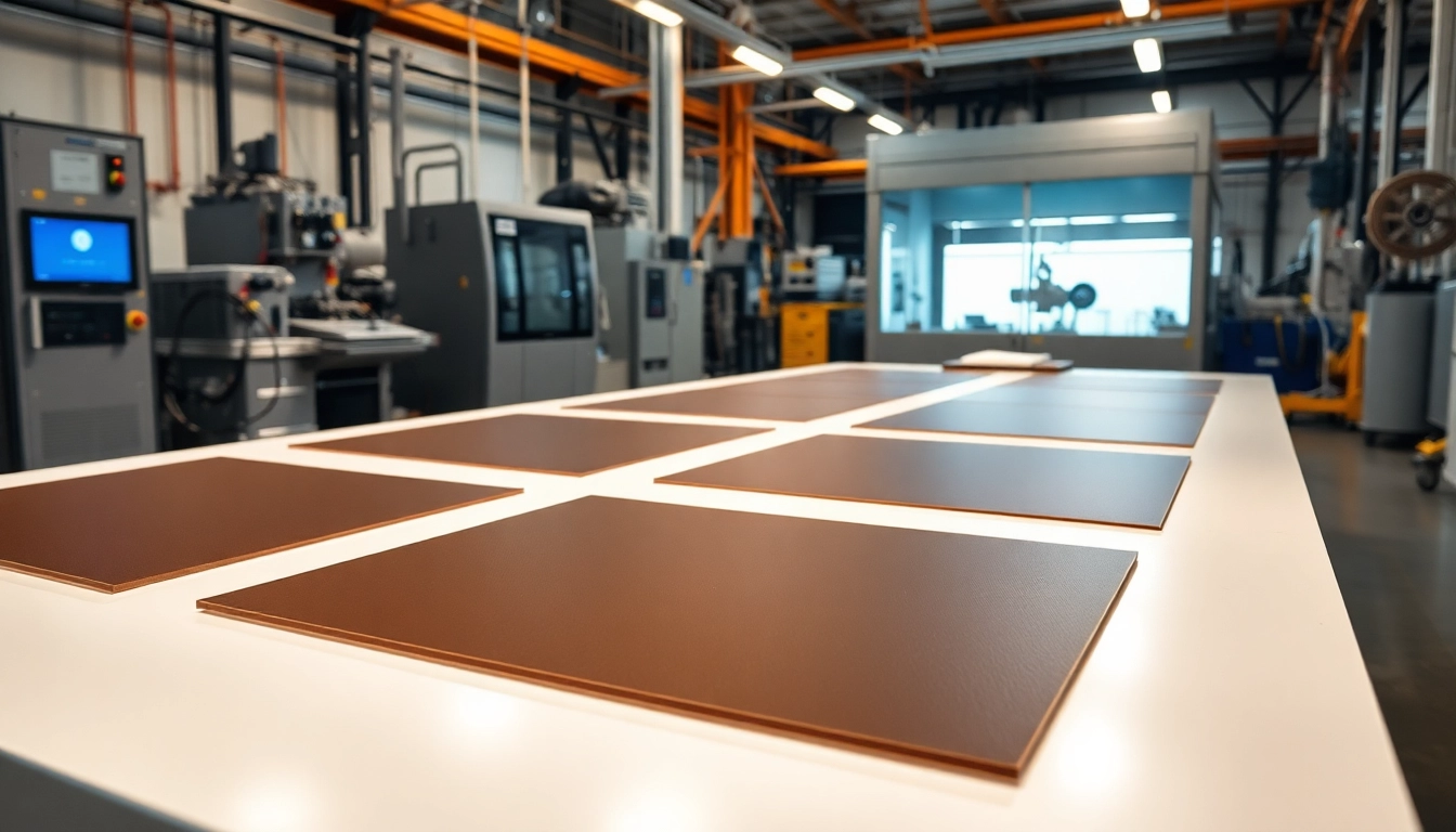 Showcasing epoxy prepregs in a sophisticated manufacturing environment, highlighting their quality and application.