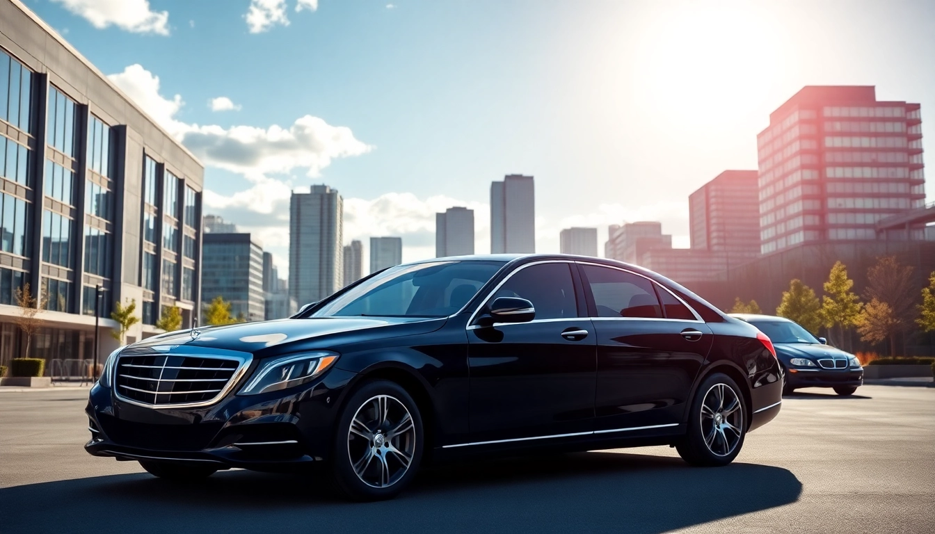 Experience premium car service vancouver bc with luxurious vehicles in a vibrant urban setting.