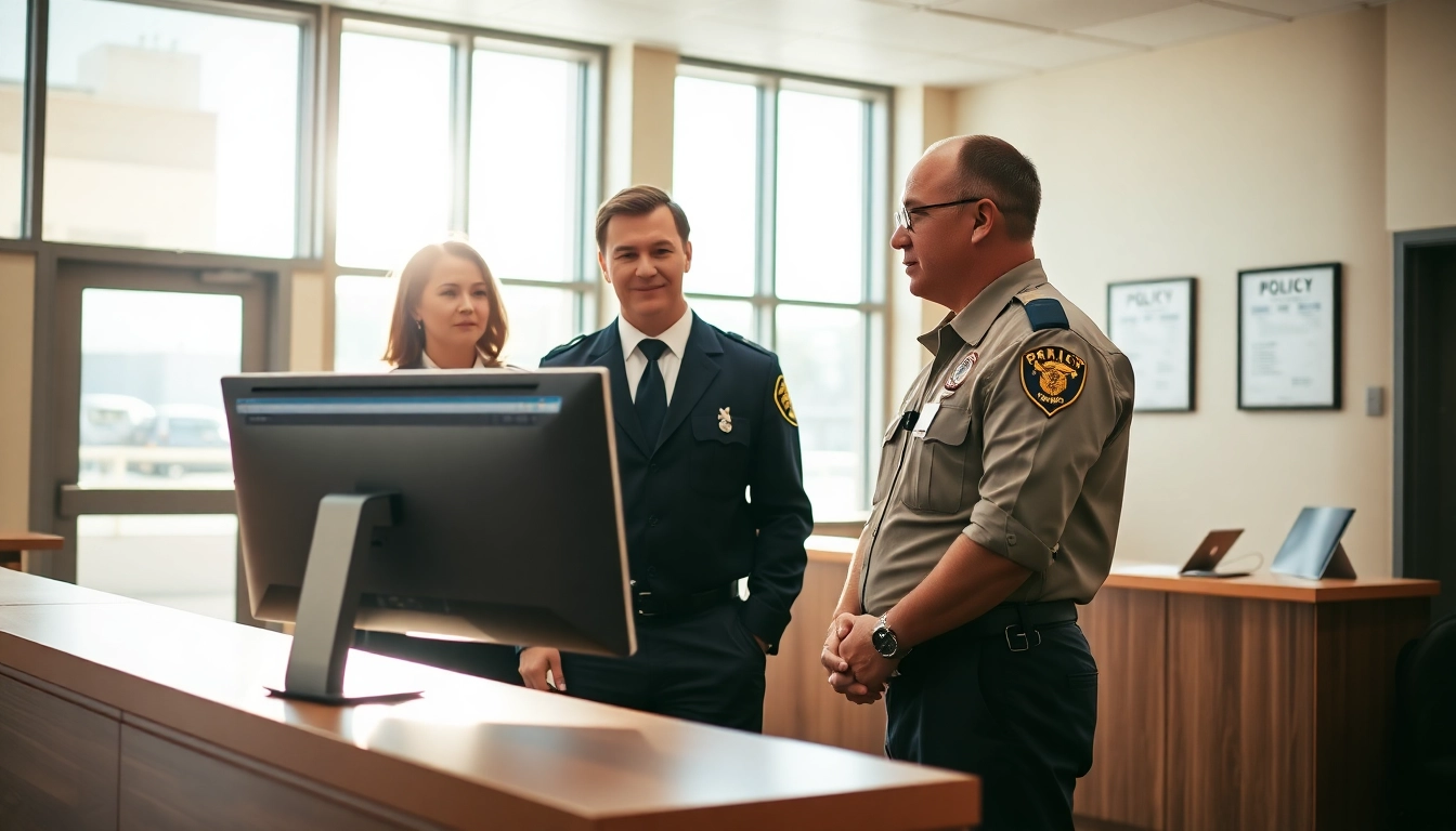 Engaging orange county inmate search process with corrections officer in a professional facility.