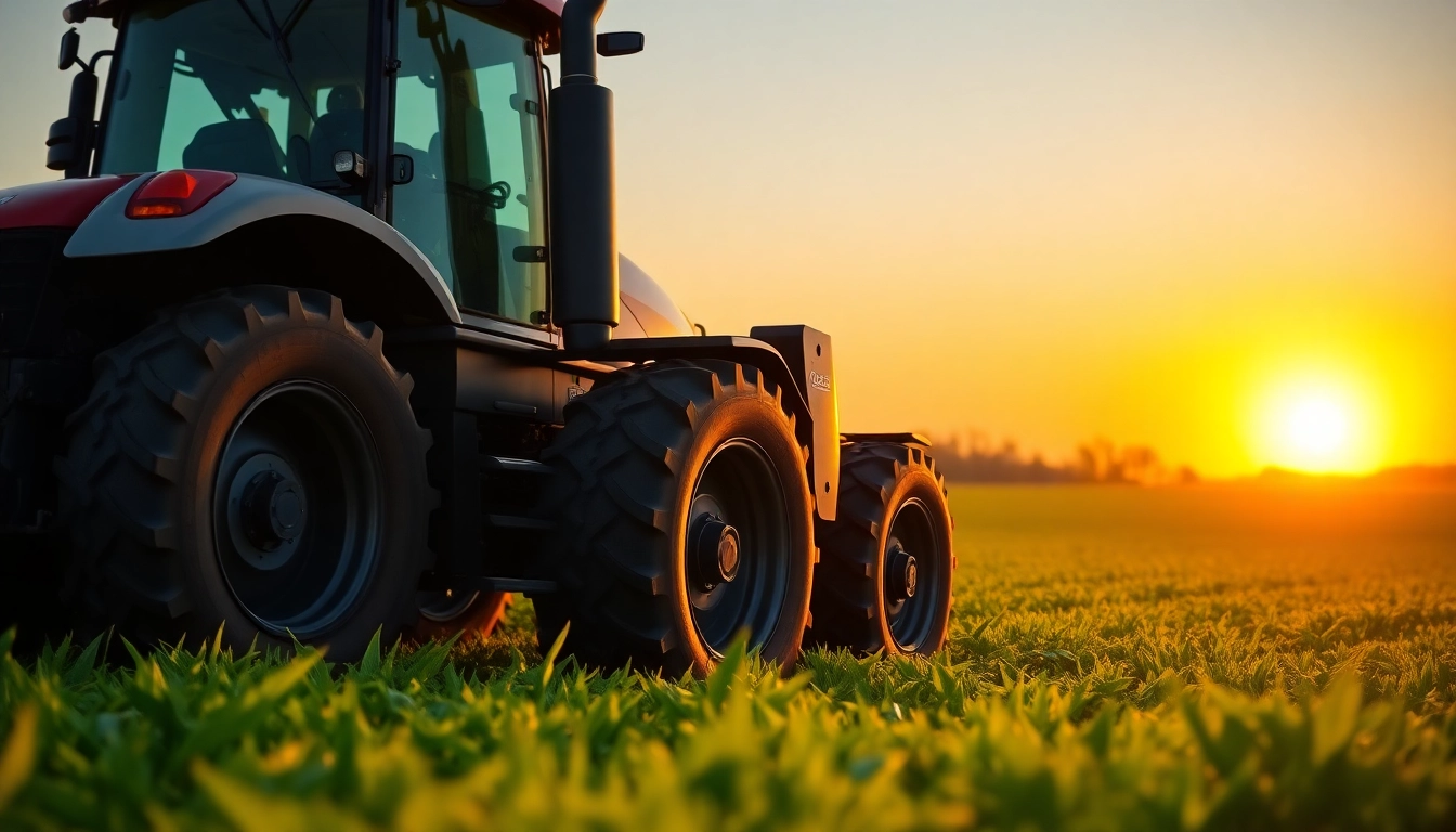 Case-ih tractor on a green field demonstrating agricultural efficiency.