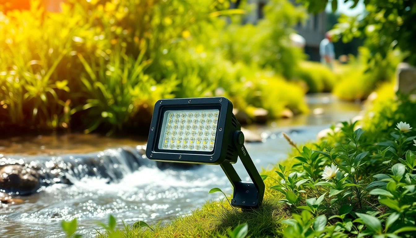Enhance outdoor spaces with a reliable LED Waterproof light showcasing durability and sleek design.