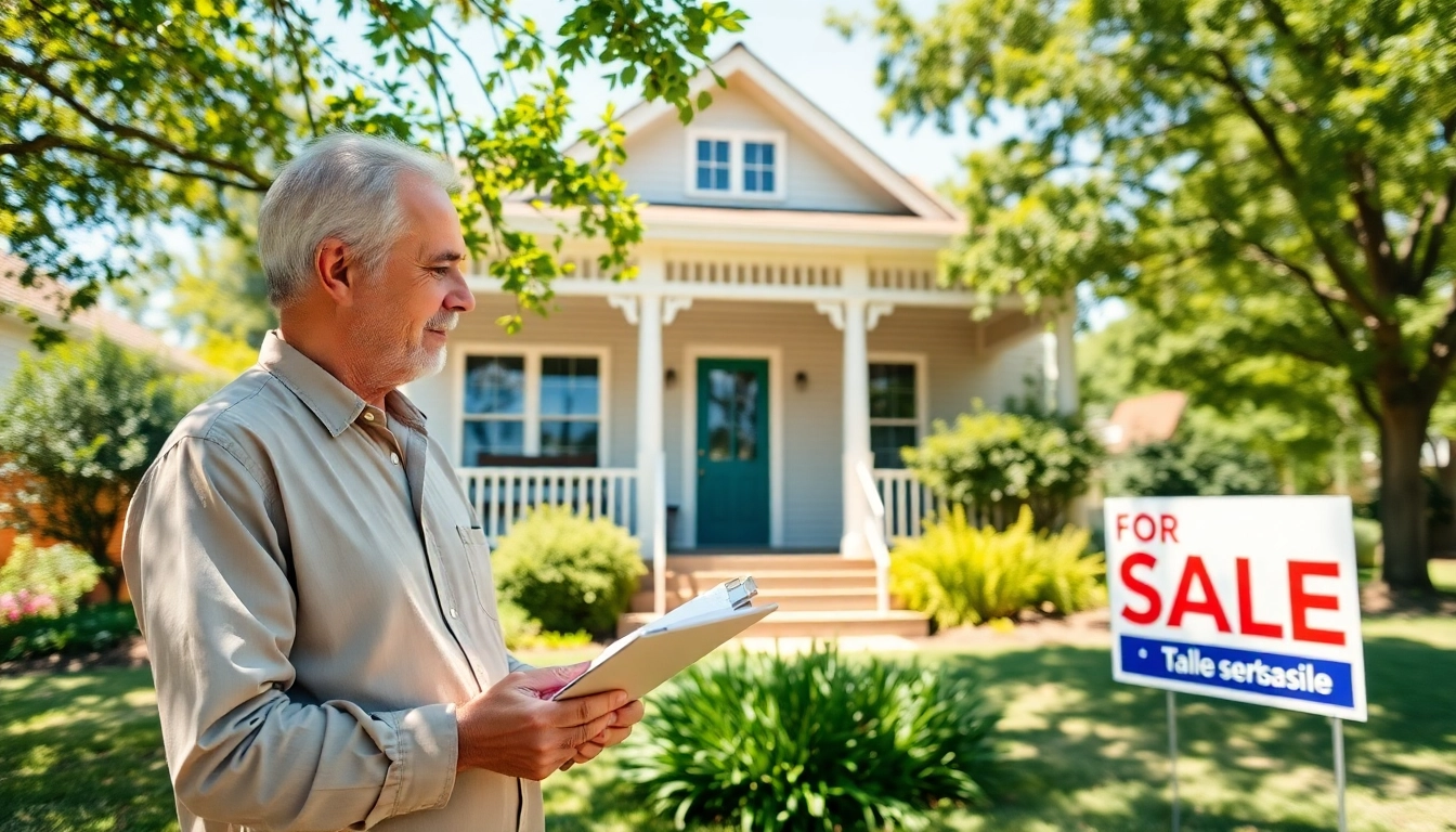 Sell my house fast okc with a professional evaluating a charming home in Oklahoma City.