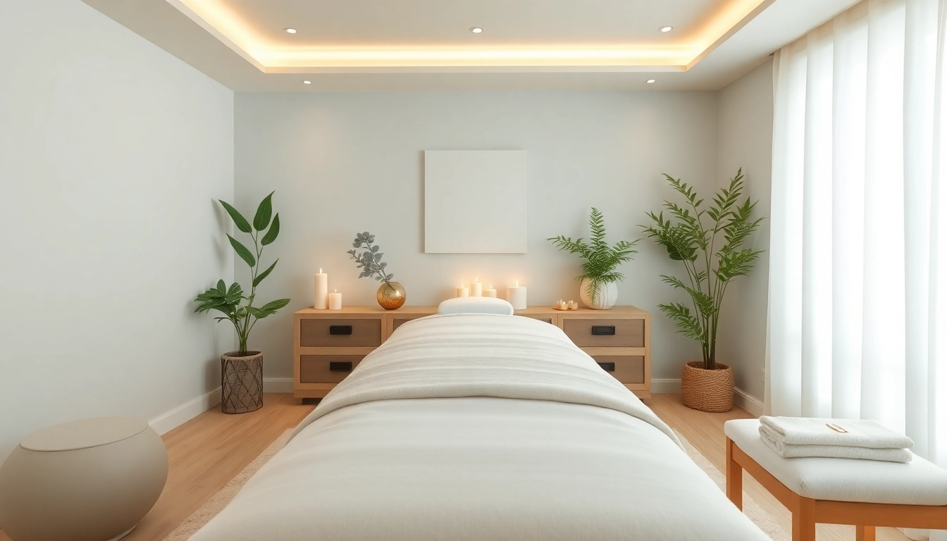 Experience rejuvenating Body treatments near me in a serene spa environment filled with calming elements and luxuries.