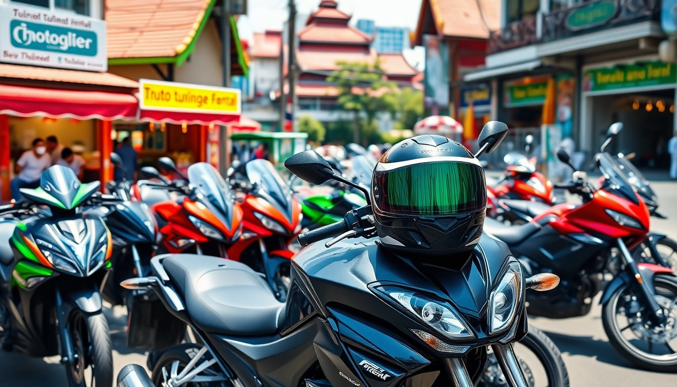 Rent a motorbike for your adventure with thailand motorcycle rental in vibrant Bangkok streets.