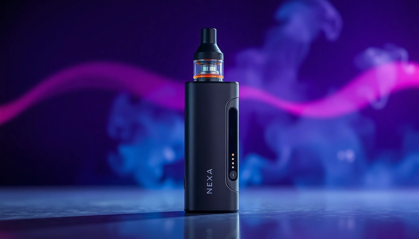 NEXA Ultra 50000 Puffs vape highlighting its sleek design and vibrant colors for a captivating look.