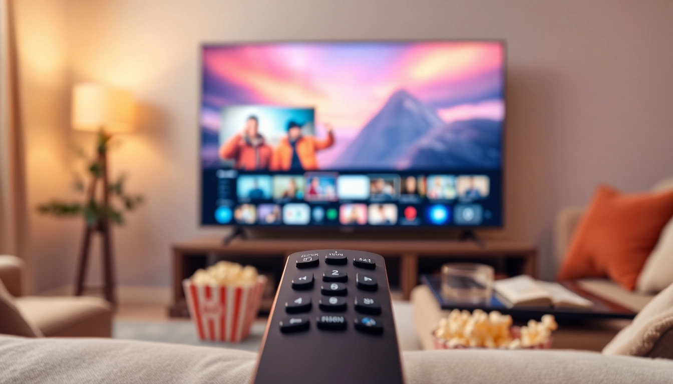 Comprar Listas IPTV desde la comodidad de tu sala con un televisor moderno y entorno acogedor.