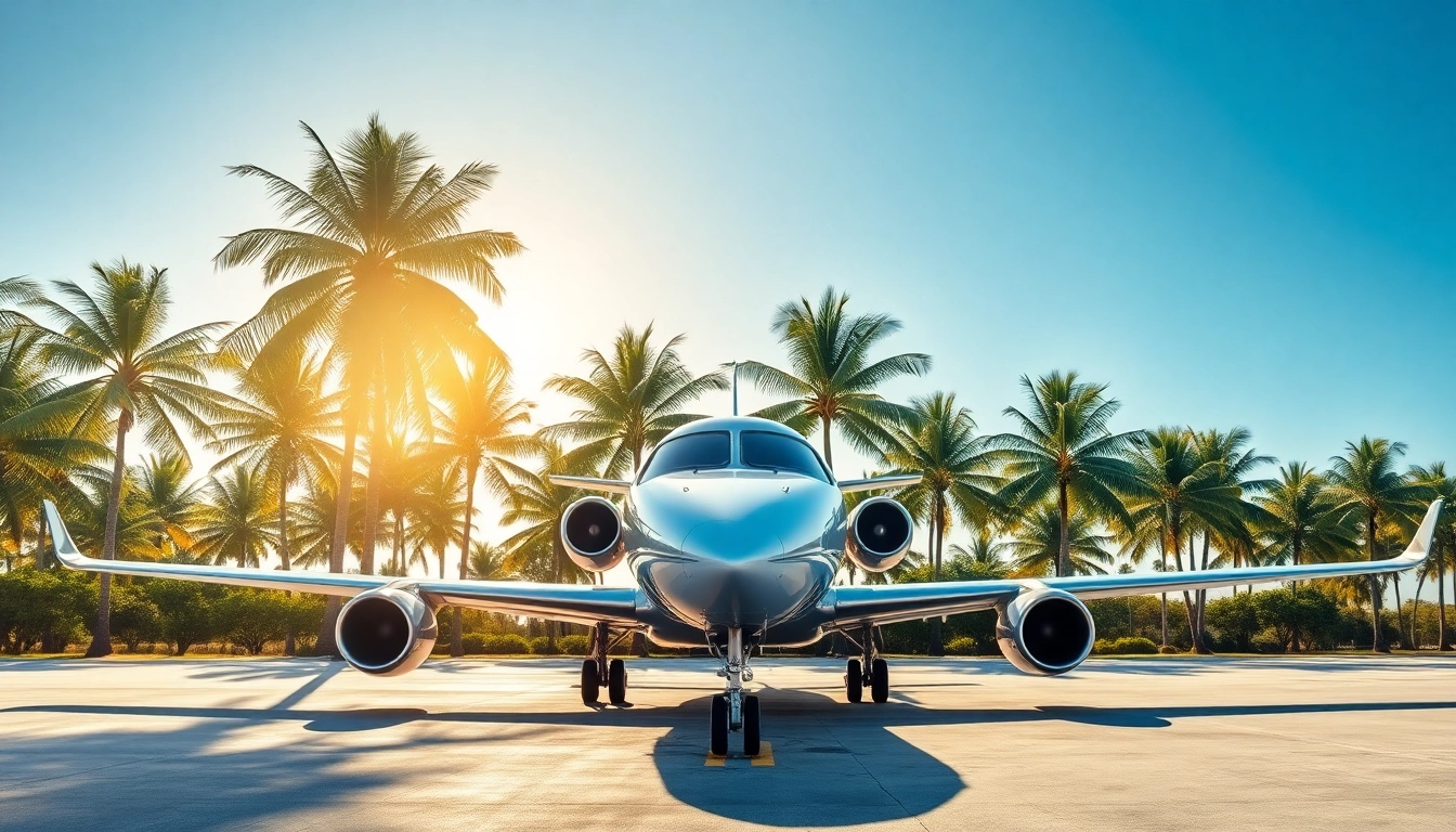 Experience private jet charter West Palm Beach in a tropical luxury setting.