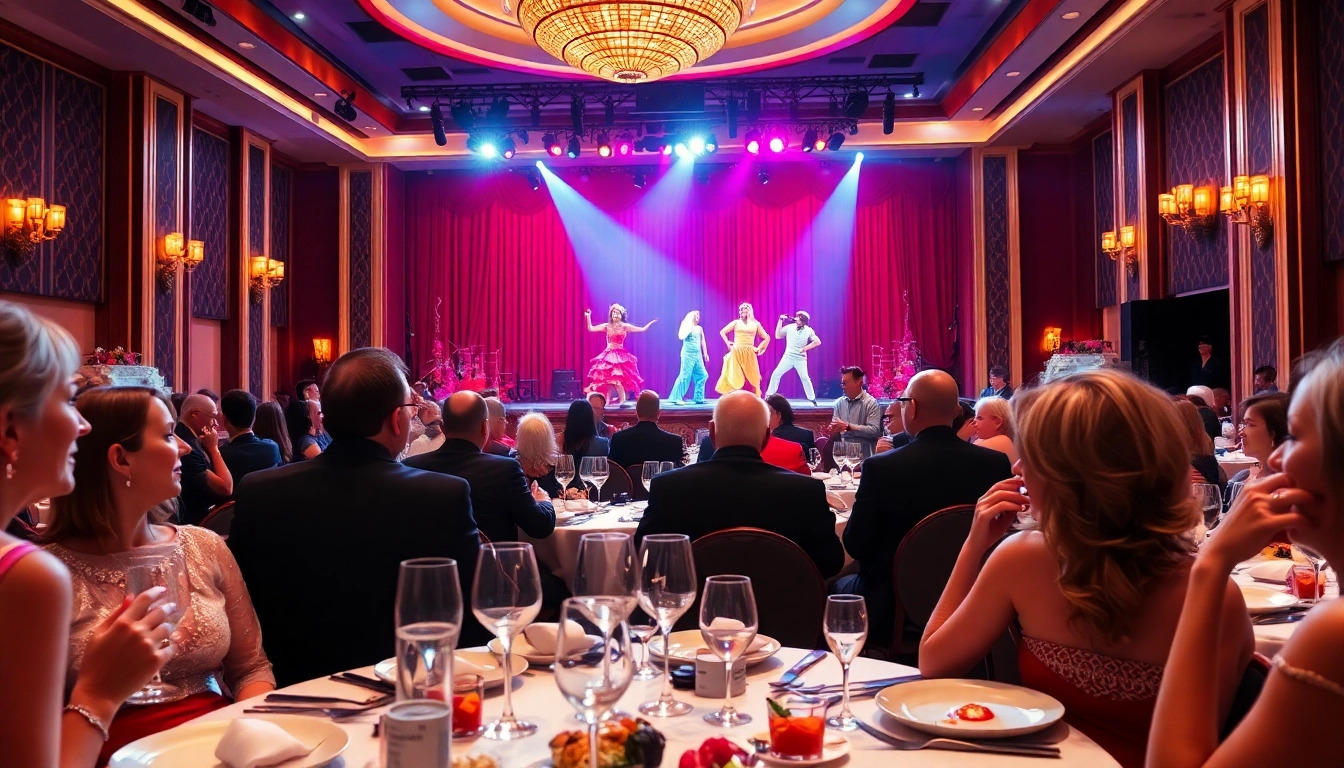 Experience unforgettable dinner shows in las vegas with captivating performances and gourmet meals.