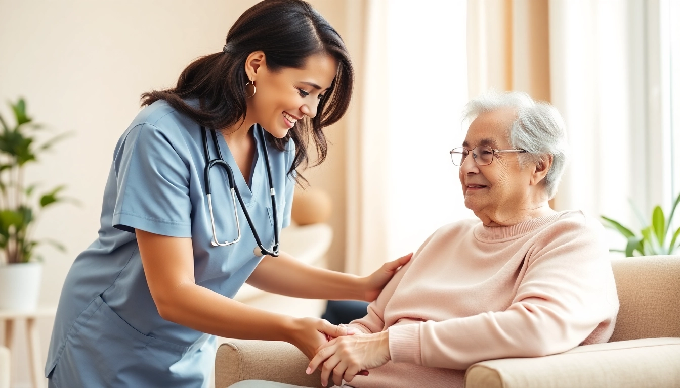 Senior caregivers austin tx providing compassionate assistance to an elderly woman in a warm home setting.